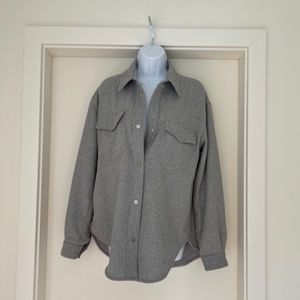 Abercrombie & Fitch Grey Shacket